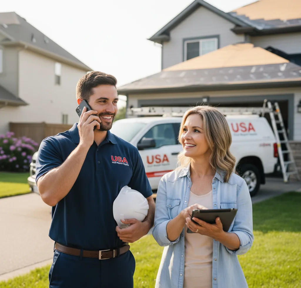 USA Roof Repair Experts customer support in Decorah
